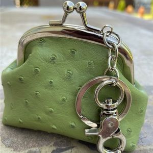 Coin purse with key ring clip